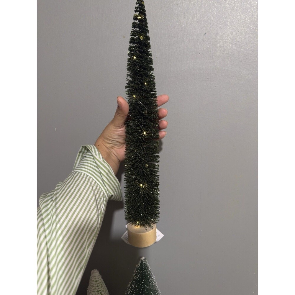 4 pcs Mini Christmas Trees Christmas Decor Artificial Brush Tree Decorations - Picture 8 of 16